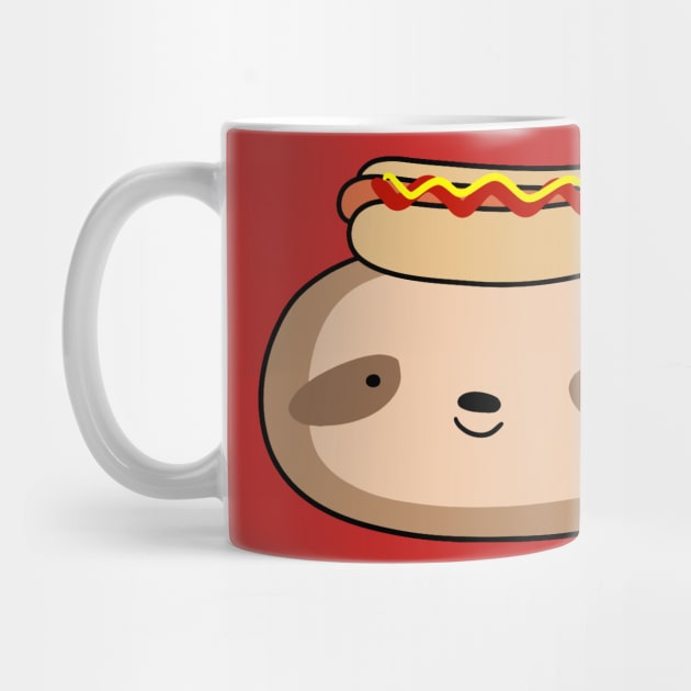 Hotdog Sloth Face by saradaboru